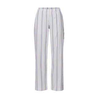striped pajama pants on white background